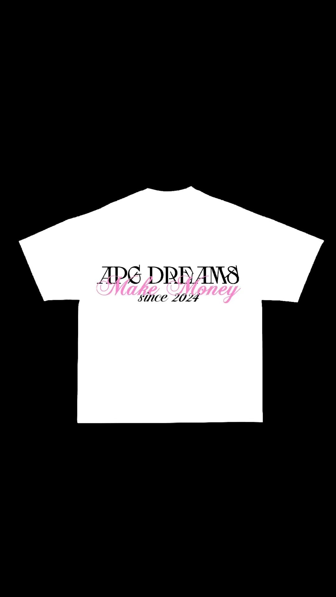White t shirt Summer APG dreams